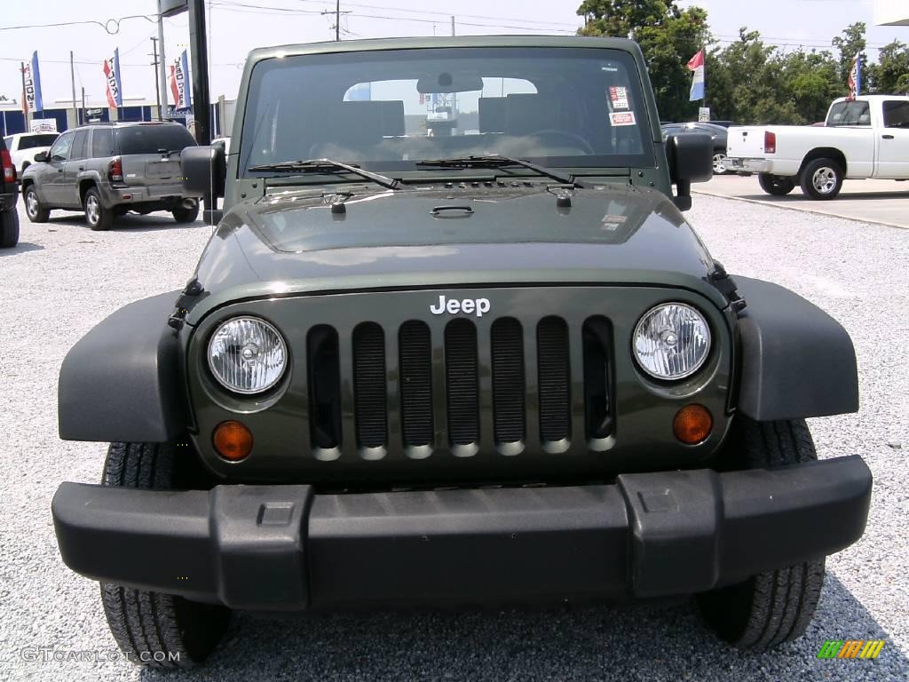 2008 Wrangler X 4x4 - Jeep Green Metallic / Dark Slate Gray/Medium Slate Gray photo #8