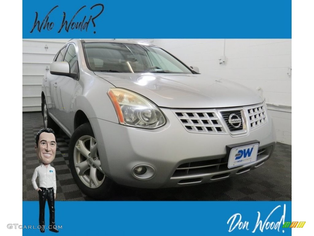 2009 Rogue SL AWD - Silver Ice / Gray photo #1