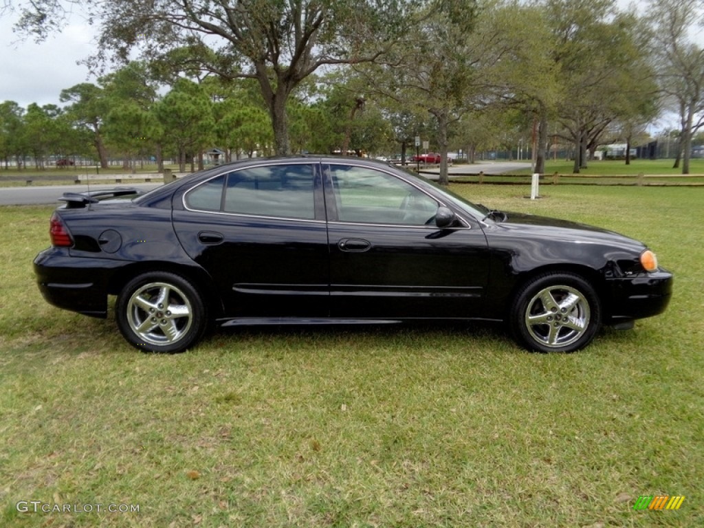 2004 Grand Am SE Sedan - Black / Dark Pewter photo #3