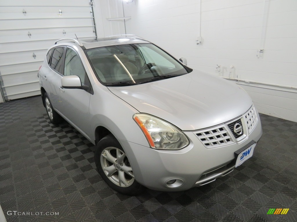 2009 Rogue SL AWD - Silver Ice / Gray photo #4