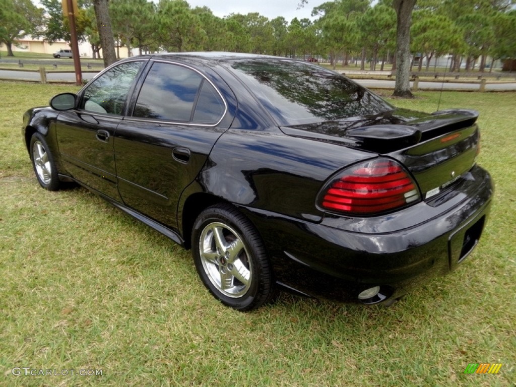 2004 Grand Am SE Sedan - Black / Dark Pewter photo #9