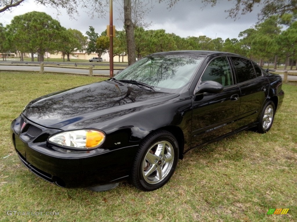 2004 Grand Am SE Sedan - Black / Dark Pewter photo #13