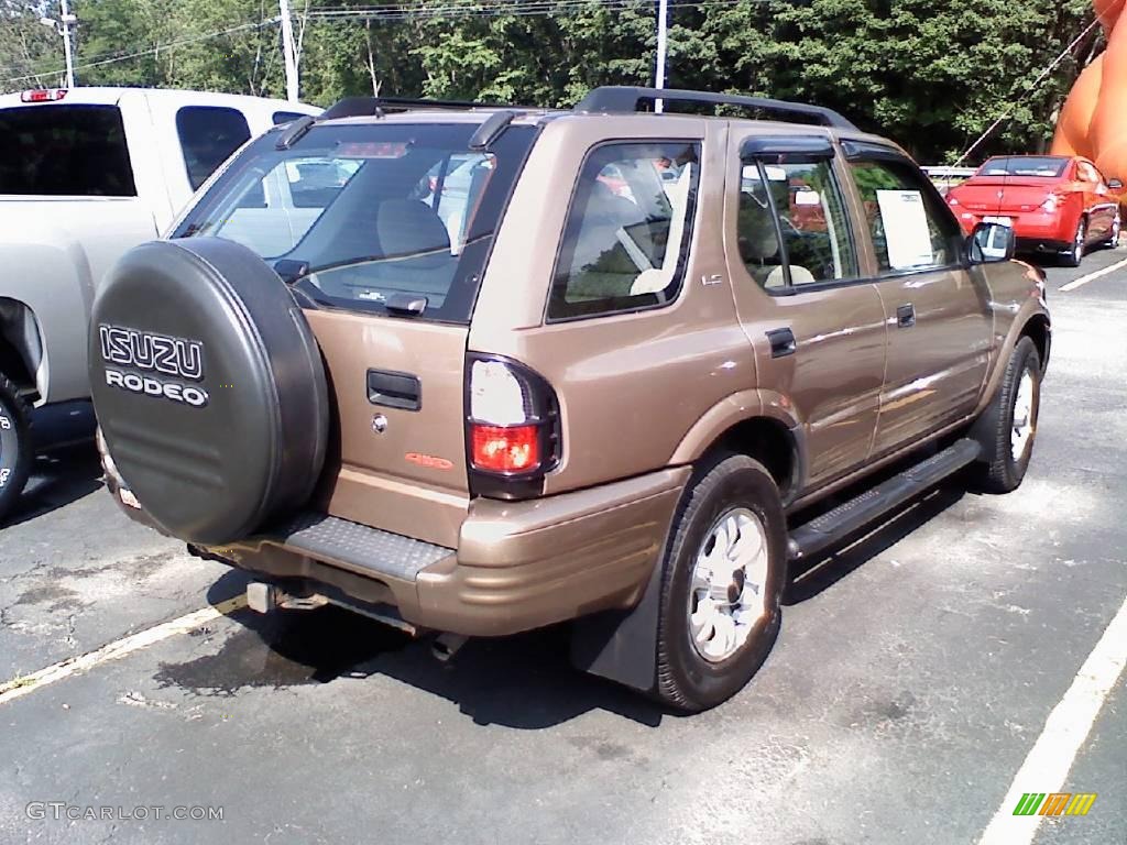 2000 Rodeo LS 4WD - Roman Bronze Metallic / Beige photo #2