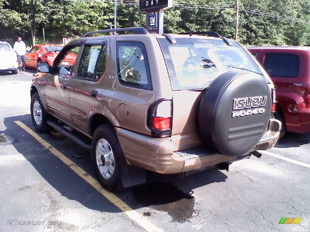 2000 Rodeo LS 4WD - Roman Bronze Metallic / Beige photo #3