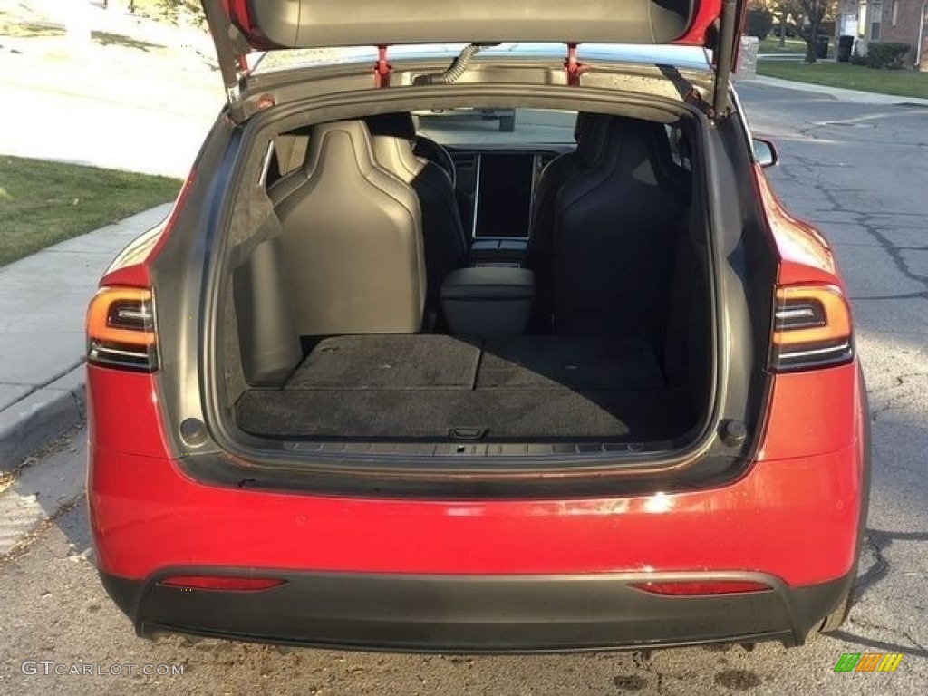 2017 Model X 75D - Red Multi-Coat / Black photo #18