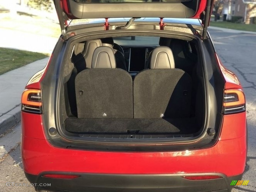 2017 Model X 75D - Red Multi-Coat / Black photo #19