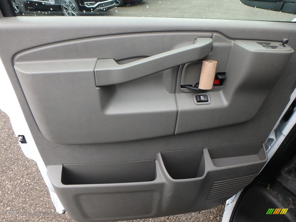 2019 GMC Savana Van 2500 Cargo Medium Pewter Door Panel Photo #130542859