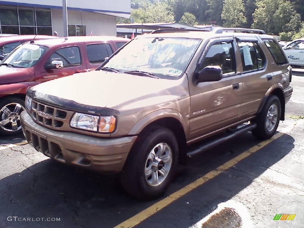 2000 Rodeo LS 4WD - Roman Bronze Metallic / Beige photo #4