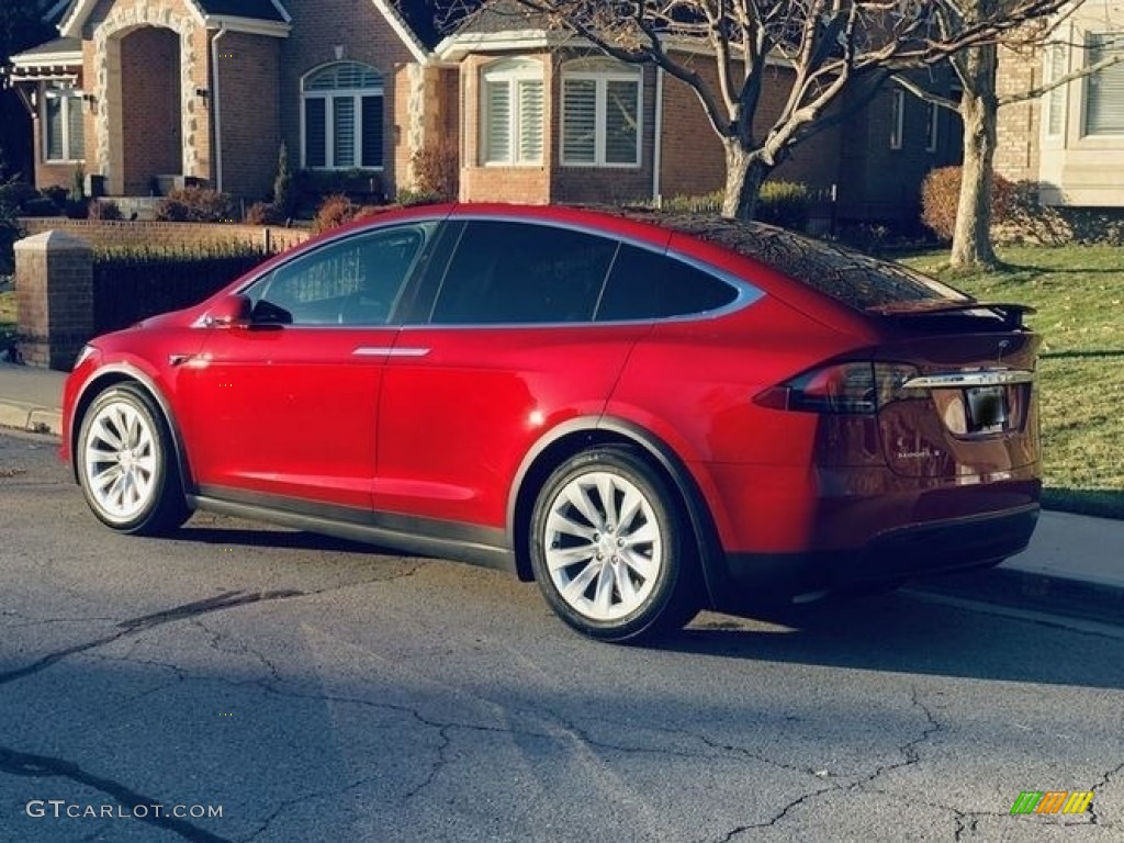 2017 Model X 75D - Red Multi-Coat / Black photo #20