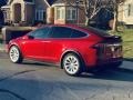2017 Red Multi-Coat Tesla Model X 75D  photo #20