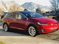 2017 Red Multi-Coat Tesla Model X 75D  photo #23