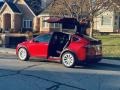 2017 Red Multi-Coat Tesla Model X 75D  photo #26