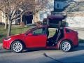 2017 Red Multi-Coat Tesla Model X 75D  photo #28