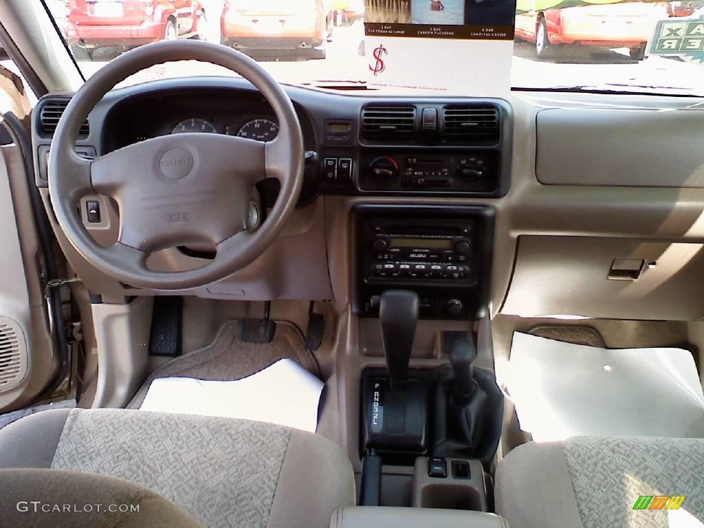 2000 Rodeo LS 4WD - Roman Bronze Metallic / Beige photo #7