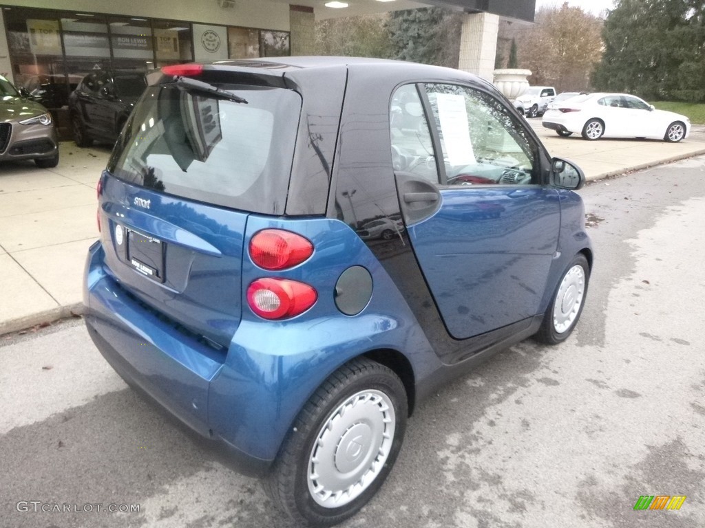2008 fortwo pure coupe - Blue Metallic / Grey photo #2