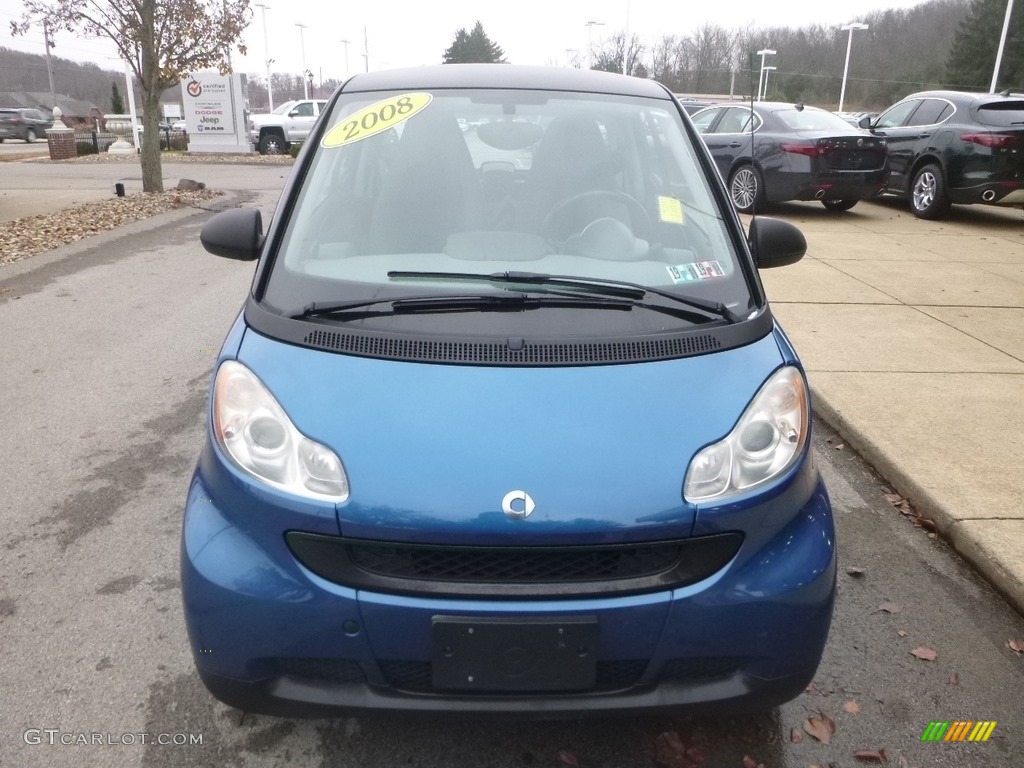 2008 fortwo pure coupe - Blue Metallic / Grey photo #4