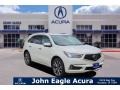 White Diamond Pearl 2019 Acura MDX Advance