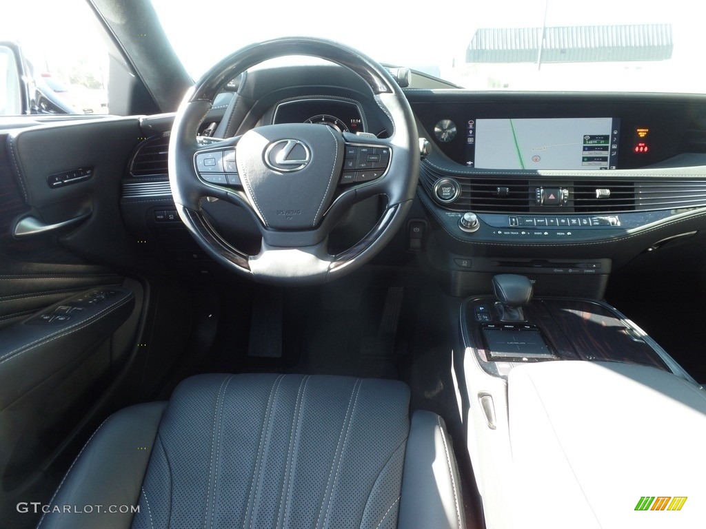 2018 Lexus LS 500 Black Dashboard Photo #130546139