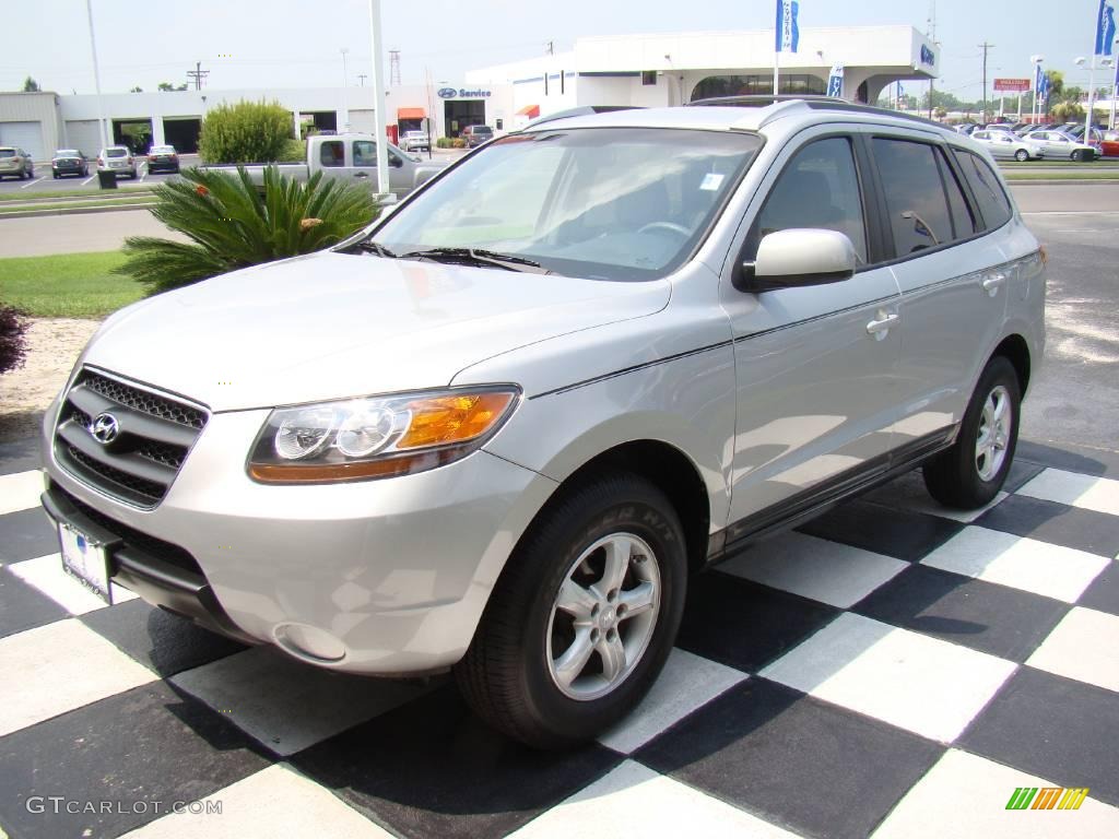 2007 Santa Fe GLS - Bright Silver / Gray photo #1