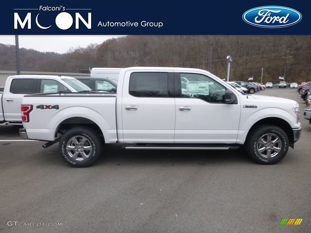 2019 F150 XLT SuperCrew 4x4 - Oxford White / Earth Gray photo #1