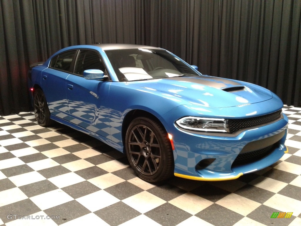 2019 Charger Daytona - B5 Blue Pearl / Black photo #4