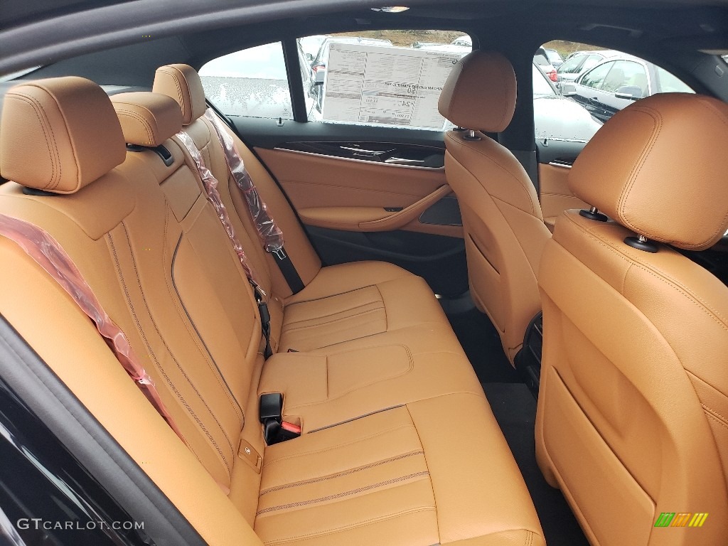 Cognac Interior 2019 BMW 5 Series 540i xDrive Sedan Photo #130547576