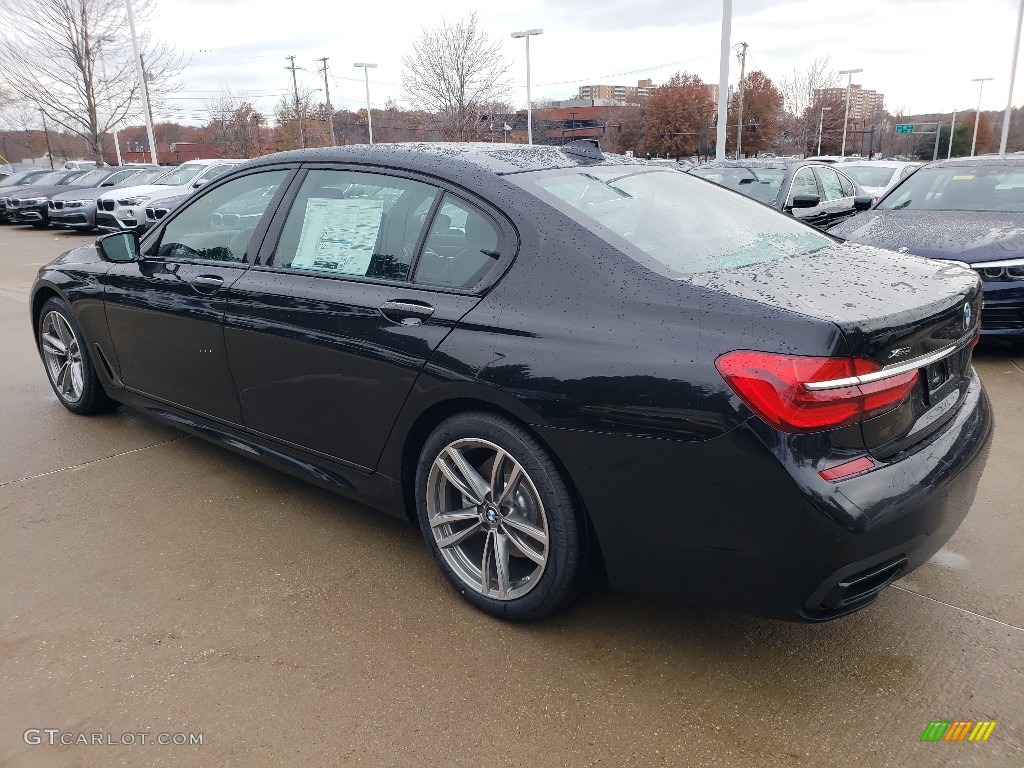 2019 7 Series 740i xDrive Sedan - Black Sapphire Metallic / Black photo #2
