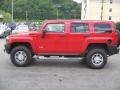 2009 Victory Red Hummer H3   photo #3