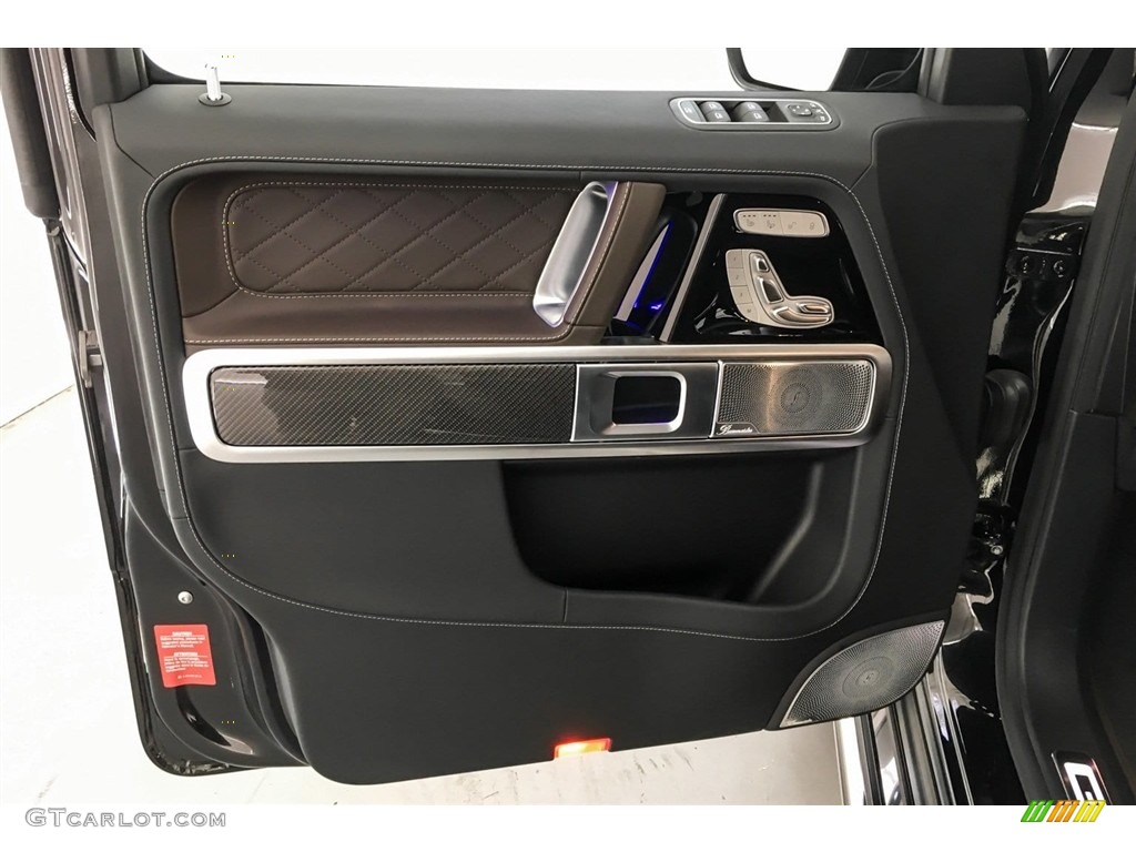2019 Mercedes-Benz G 550 designo Espresso Brown/Black Door Panel Photo #130548170