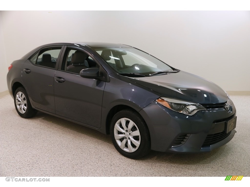 2016 Corolla LE - Slate Metallic / Ash photo #1