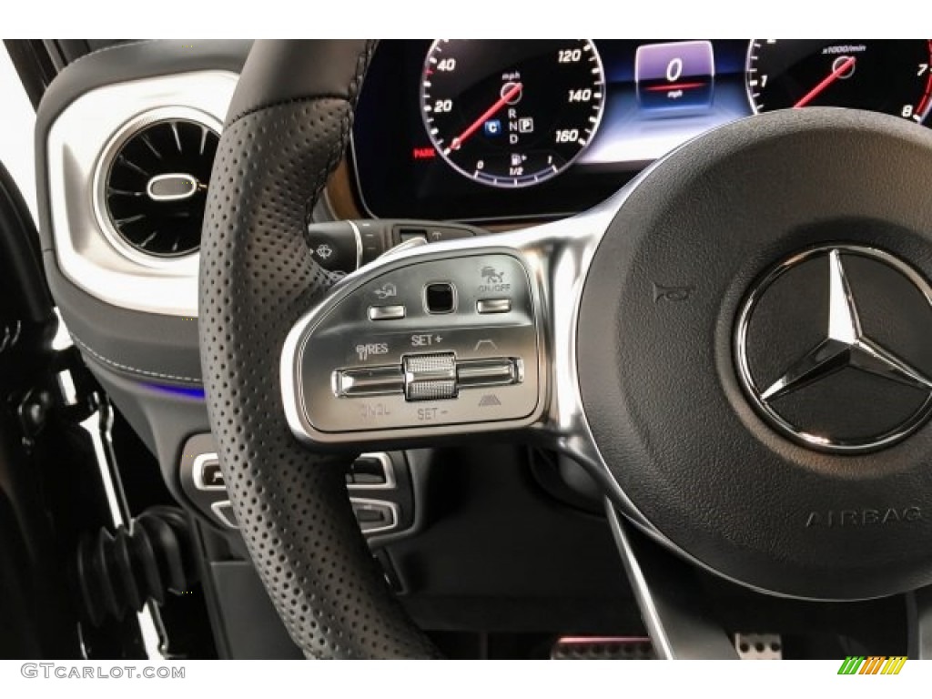 2019 Mercedes-Benz G 550 Black Steering Wheel Photo #130548749