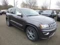 2019 Granite Crystal Metallic Jeep Grand Cherokee Overland 4x4  photo #7