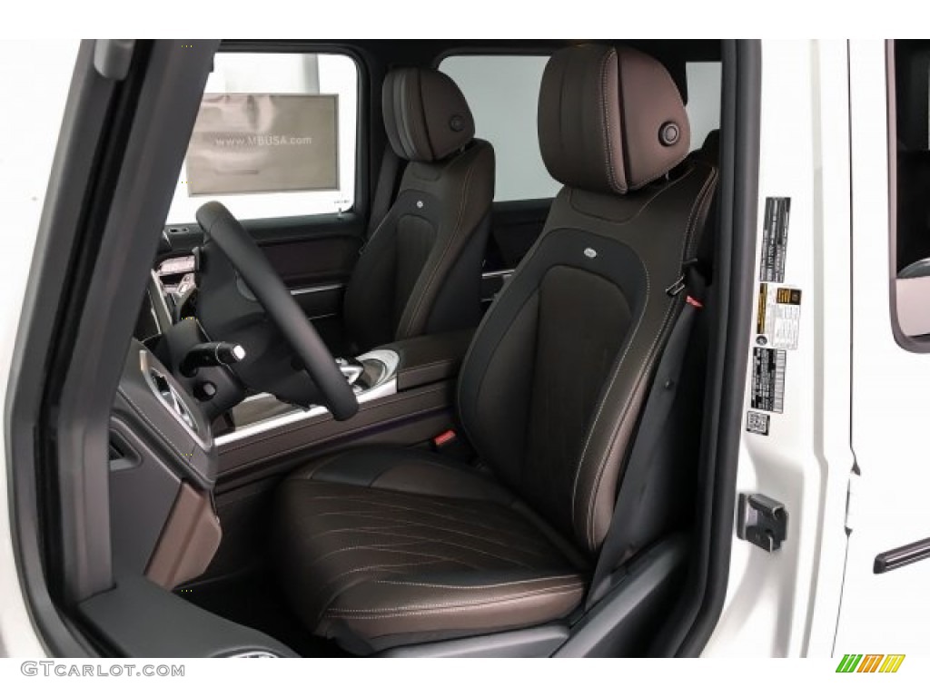 2019 G 550 - Polar White / designo Espresso Brown/Black photo #15