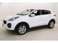 2018 Clear White Kia Sportage LX AWD  photo #3