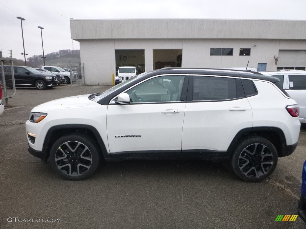 White 2019 Jeep Compass Limited 4x4 Exterior Photo #130549610
