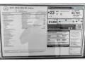 2019 Mercedes-Benz E 450 4Matic Sedan Window Sticker