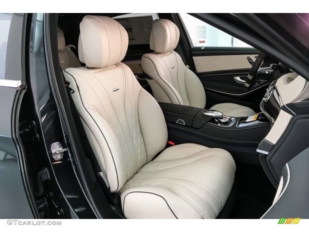 Porcelain/Black Interior 2019 Mercedes-Benz S AMG 63 4Matic Sedan Photo #130554392
