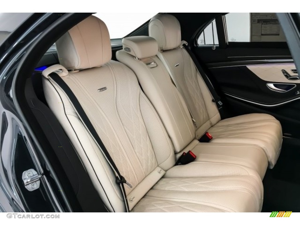 2019 Mercedes-Benz S AMG 63 4Matic Sedan Rear Seat Photo #130554518