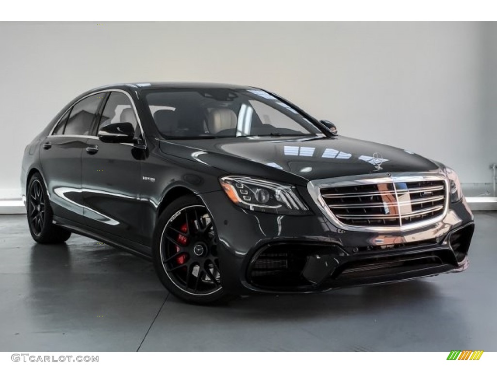 2019 S AMG 63 4Matic Sedan - Magnetite Black Metallic / Porcelain/Black photo #14