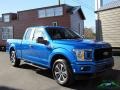 2019 Velocity Blue Ford F150 STX SuperCab 4x4  photo #8