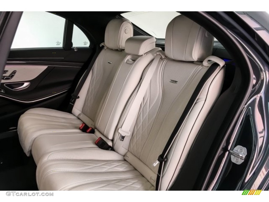 Porcelain/Black Interior 2019 Mercedes-Benz S AMG 63 4Matic Sedan Photo #130554599
