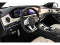 Porcelain/Black 2019 Mercedes-Benz S AMG 63 4Matic Sedan Dashboard