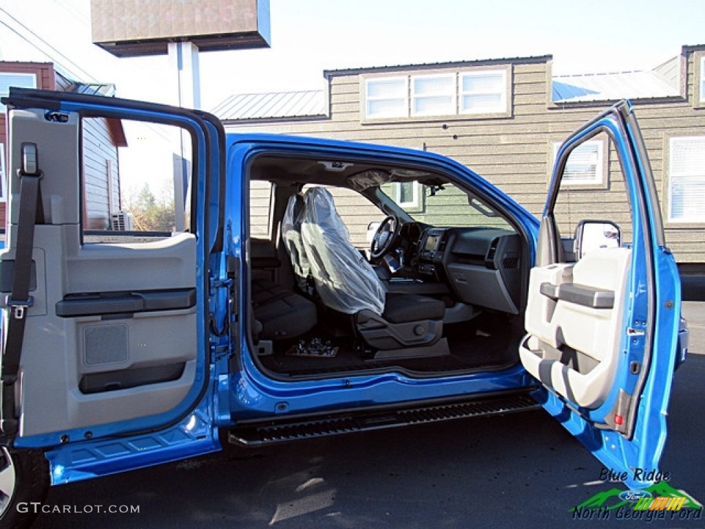 2019 F150 STX SuperCab 4x4 - Velocity Blue / Black photo #16