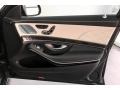 Porcelain/Black 2019 Mercedes-Benz S AMG 63 4Matic Sedan Door Panel