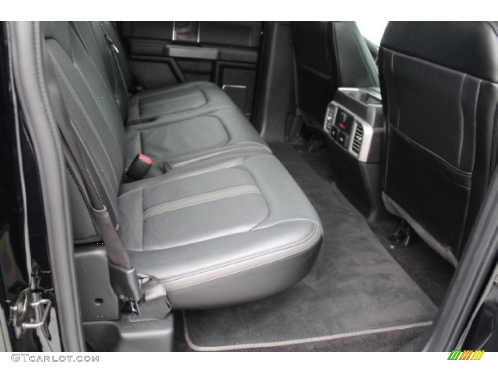 2017 F150 Platinum SuperCrew 4x4 - Shadow Black / Black photo #32