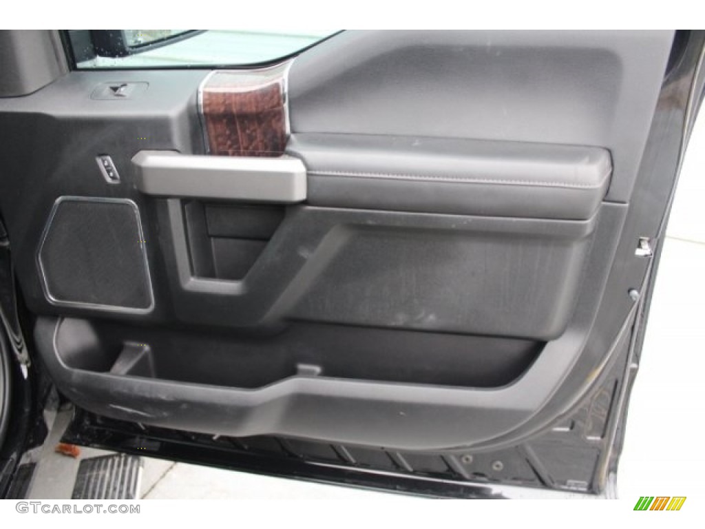 2017 F150 Platinum SuperCrew 4x4 - Shadow Black / Black photo #33