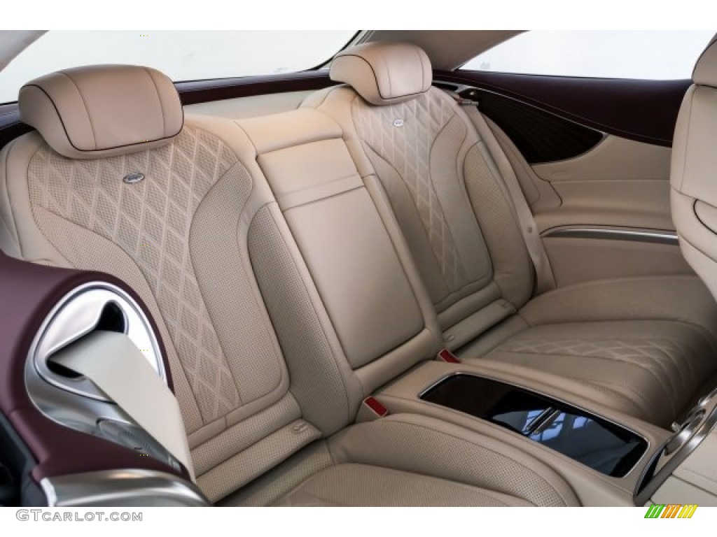 2019 Mercedes-Benz S 560 4Matic Coupe Rear Seat Photo #130556075