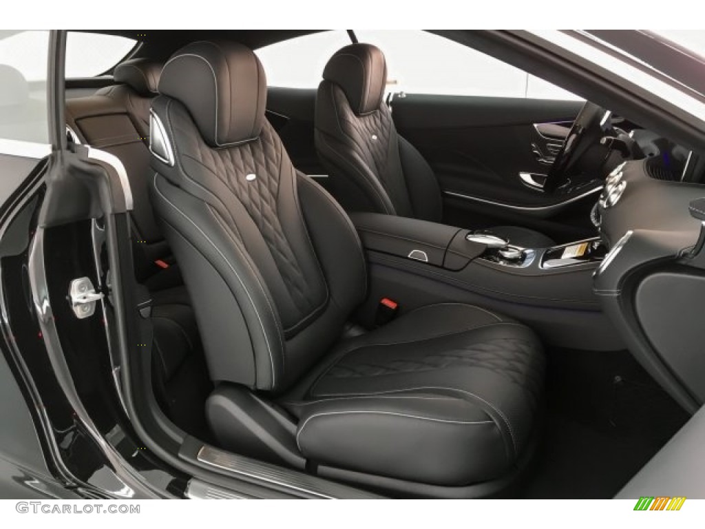 Black Interior 2019 Mercedes-Benz S 560 4Matic Coupe Photo #130556564