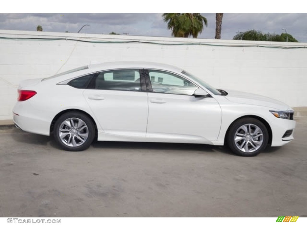 Platinum White Pearl 2019 Honda Accord LX Sedan Exterior Photo #130557845