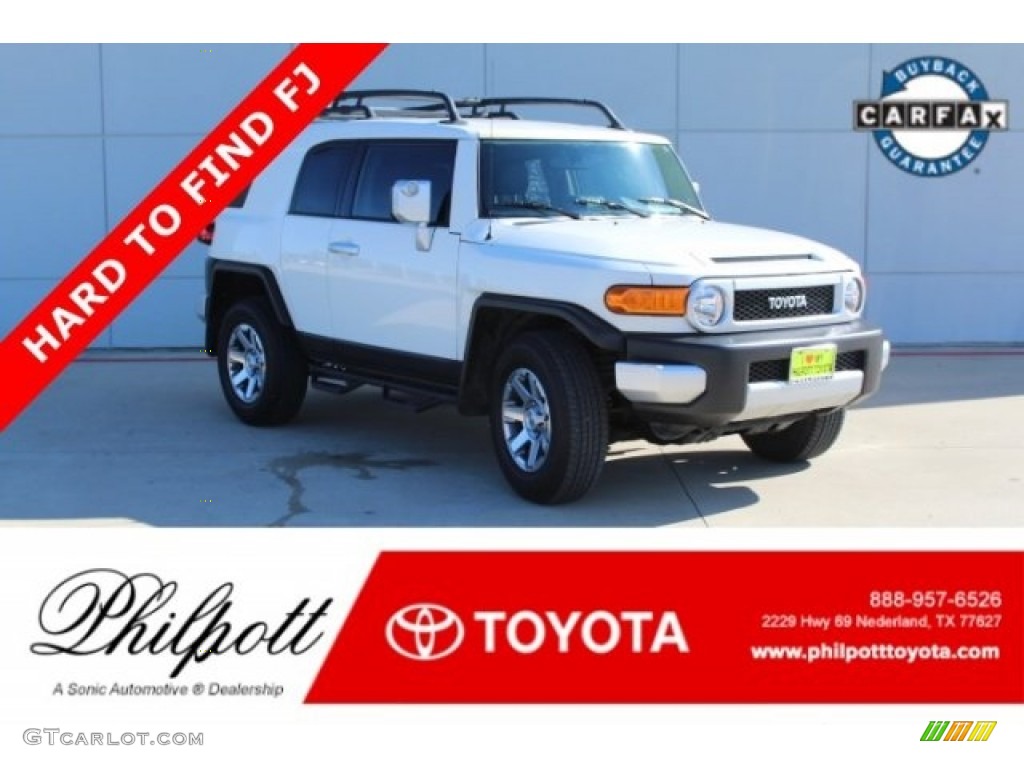 2014 FJ Cruiser 4WD - Iceberg White / Dark Charcoal photo #1